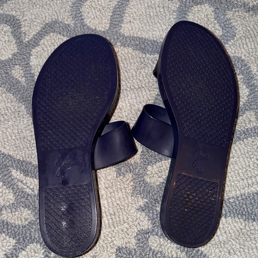 Joie Navy Blue Women's Slide Sandals 39 8.5 8 1/2 - Picture 3 of 5